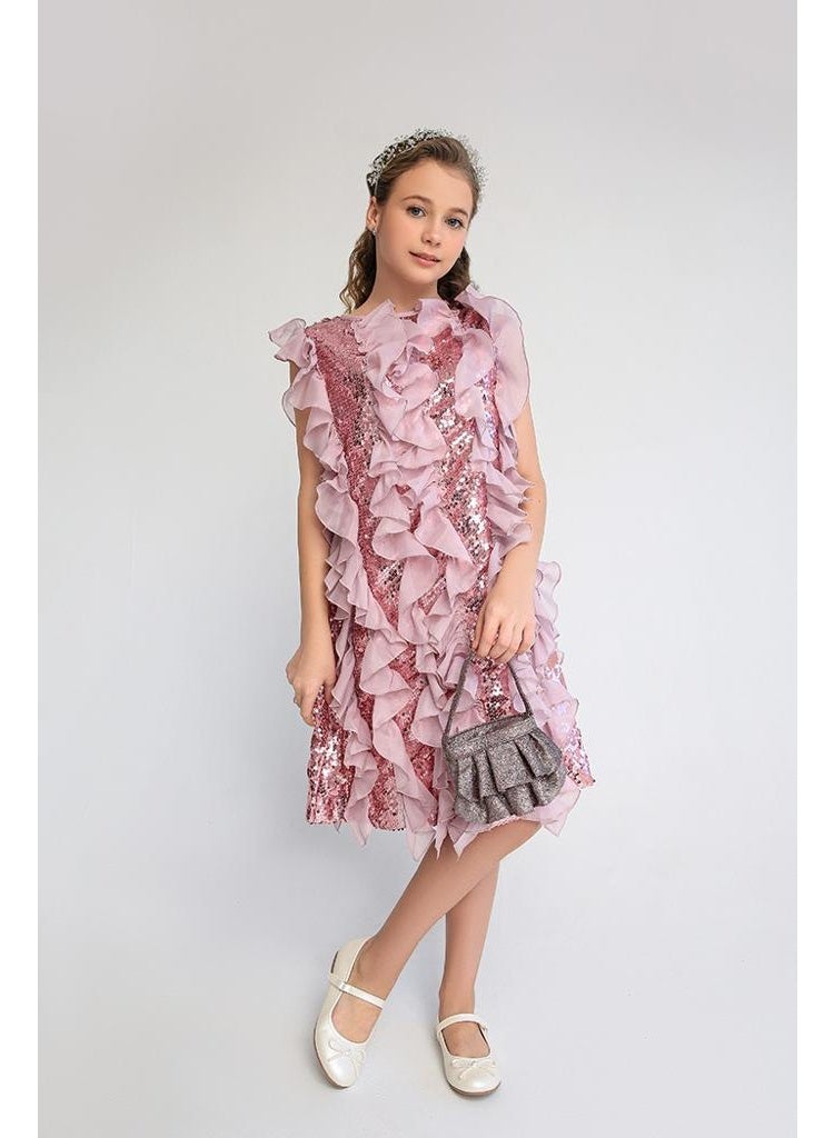 Obaha Sequin ruffle dress - Image 1